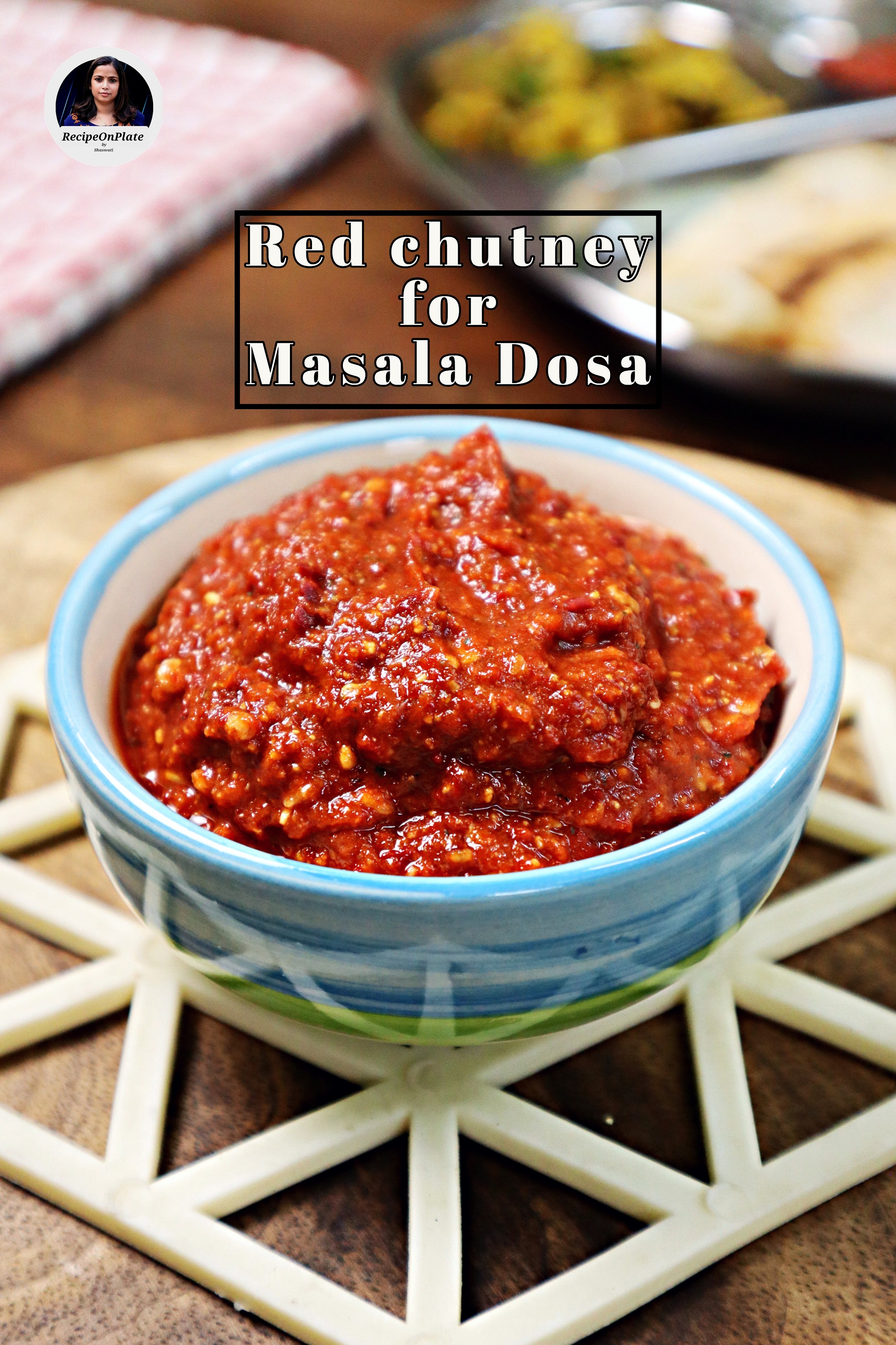 red chutney for masala dosa